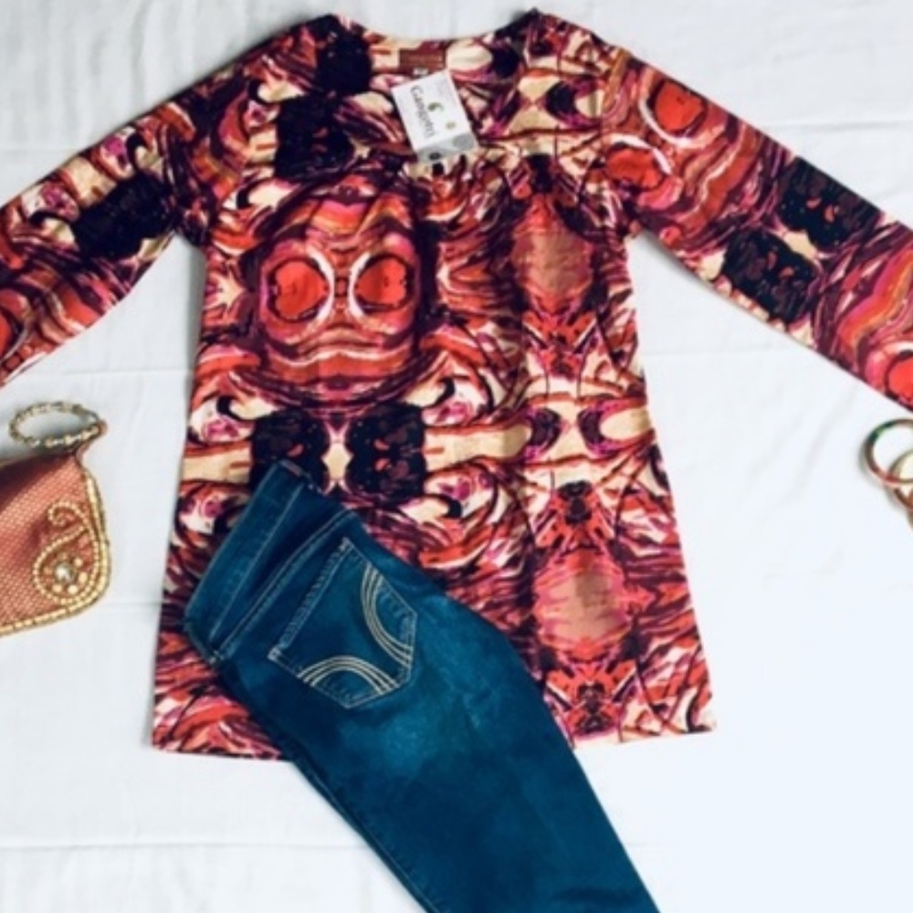 New Red & Violet Kurti S/M